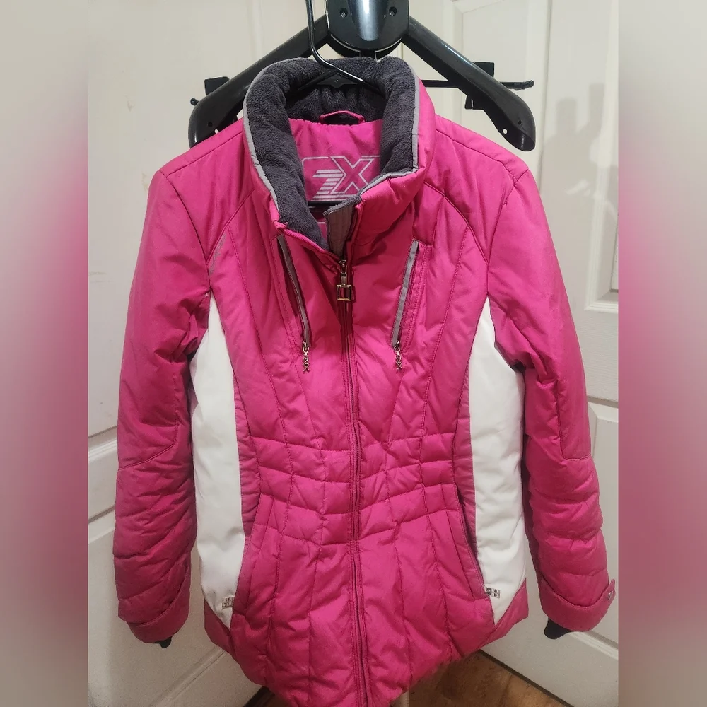 Pink and White FX Winter Jacket Women's Size M - Picture 10 of 12